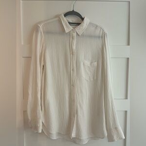 J. Crew White Gauze Blouse
Size 12